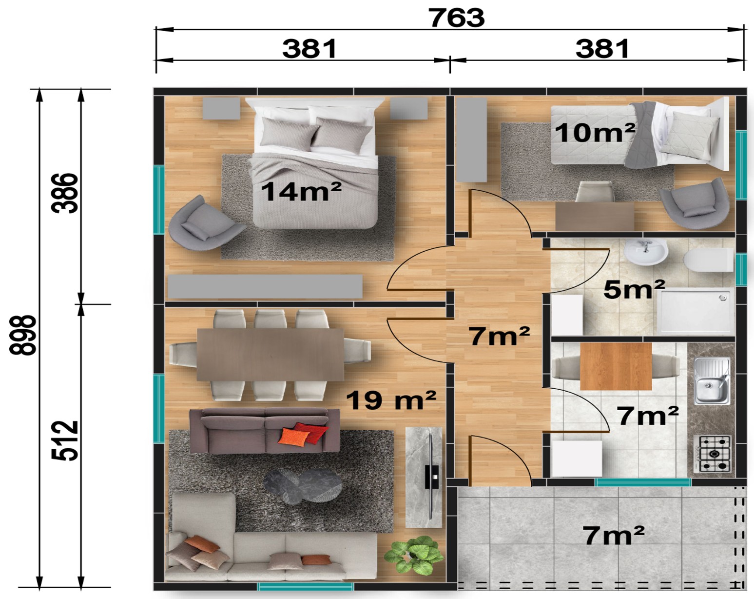 Prefabrik ev modeli
