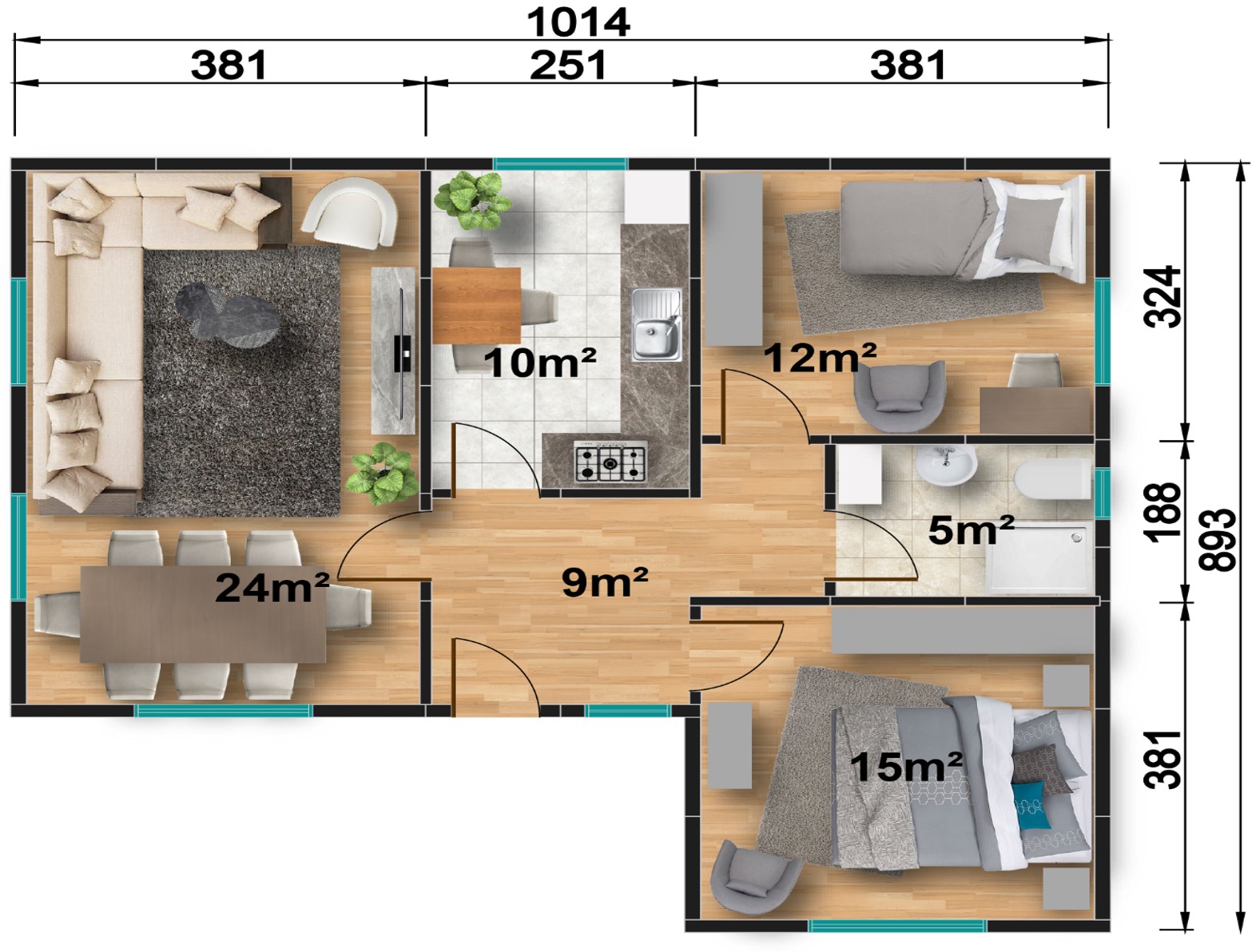 Prefabrik ev modeli