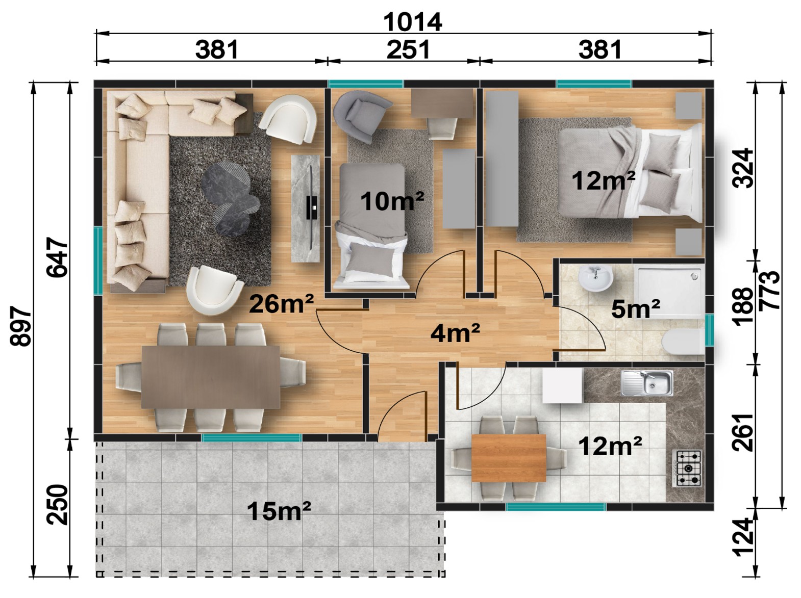 Prefabrik ev modeli