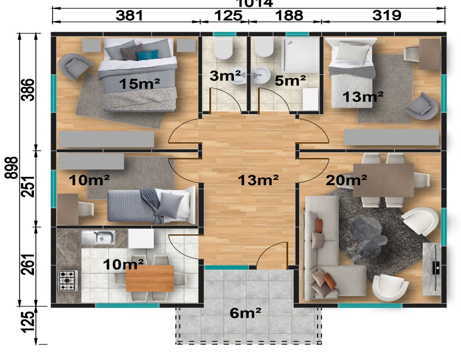Prefabrik ev modeli