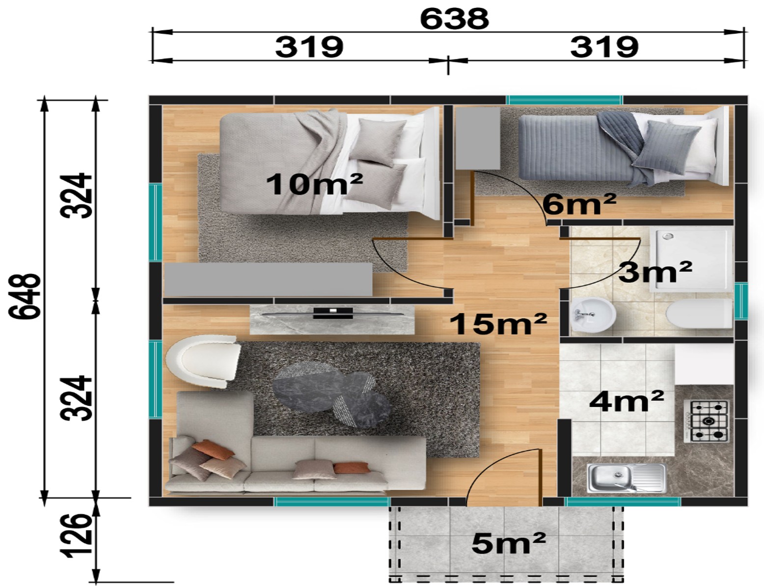 Prefabrik ev modeli