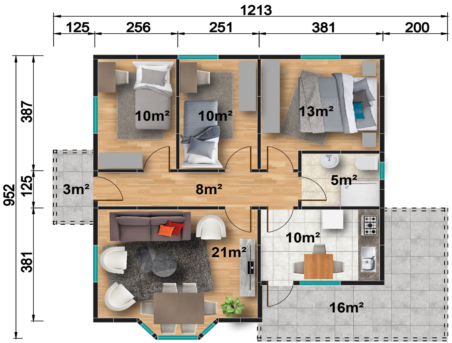 Prefabrik ev modeli