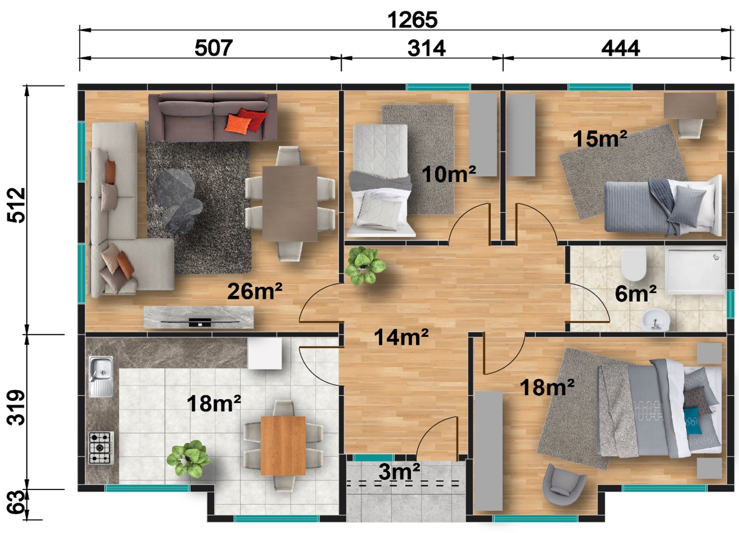 Prefabrik ev modeli