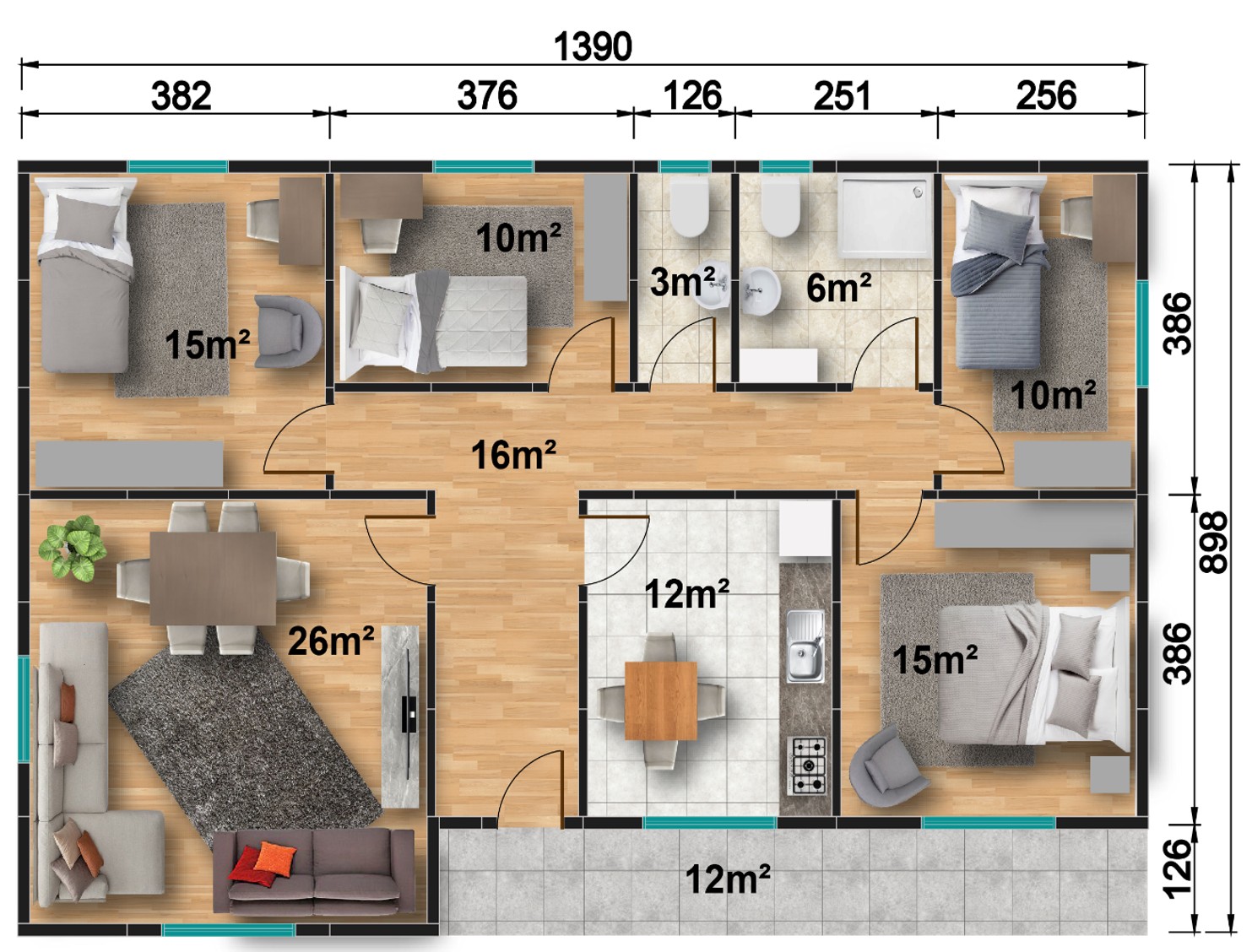 Prefabrik ev modeli