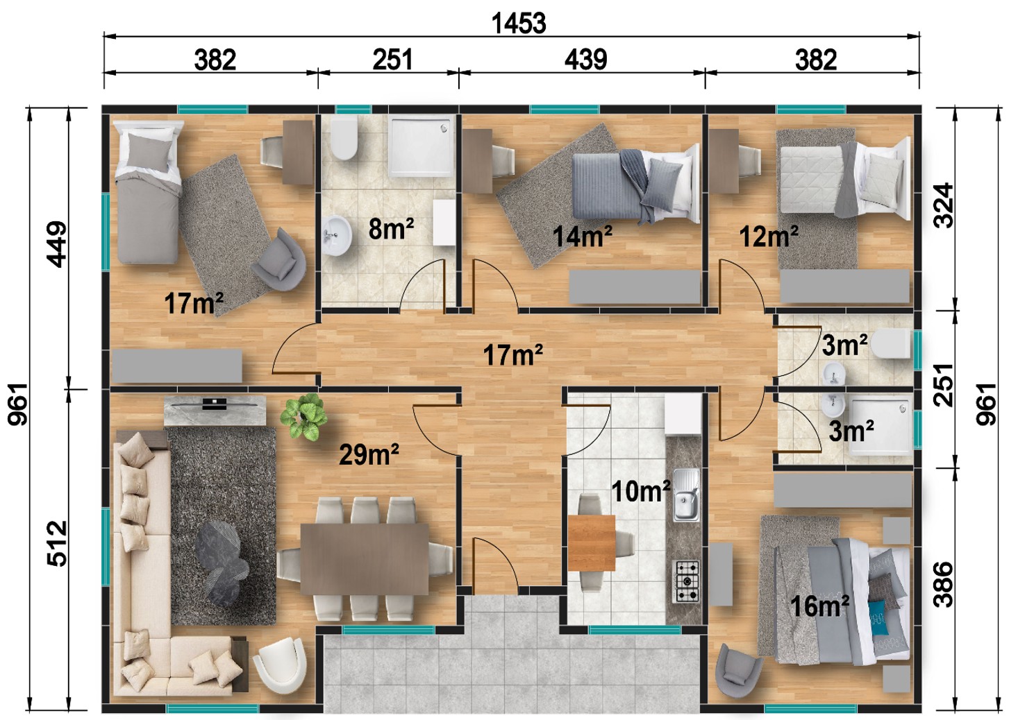 Prefabrik ev modeli