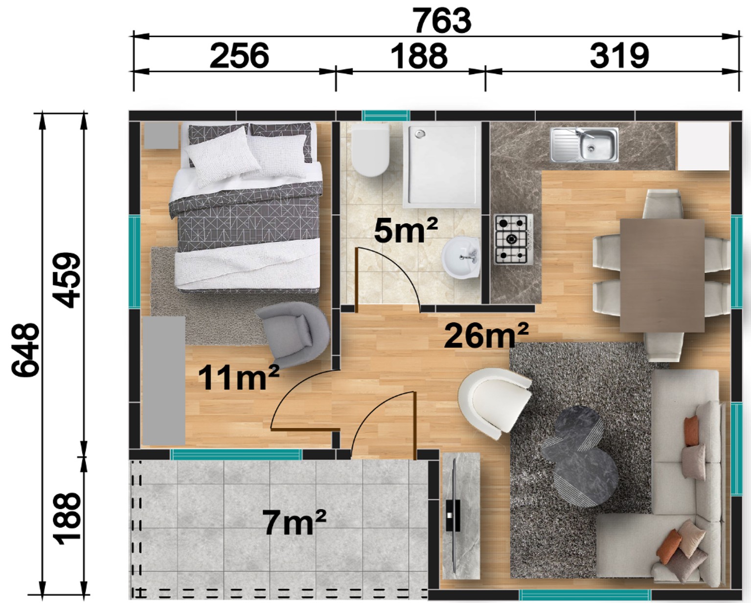 Prefabrik ev modeli